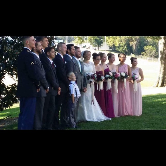 One shoulder bridesmaid/prom dress - Picture 6 of 6